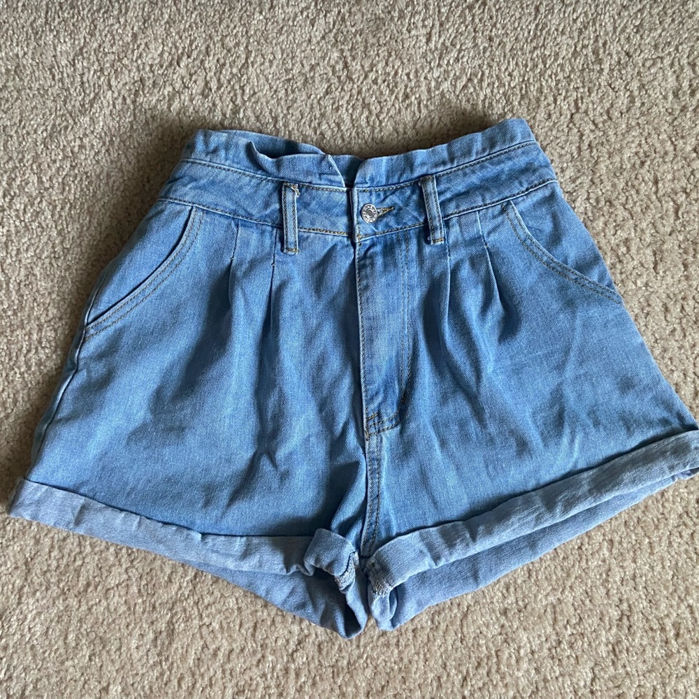 Rolled Jean Shorts